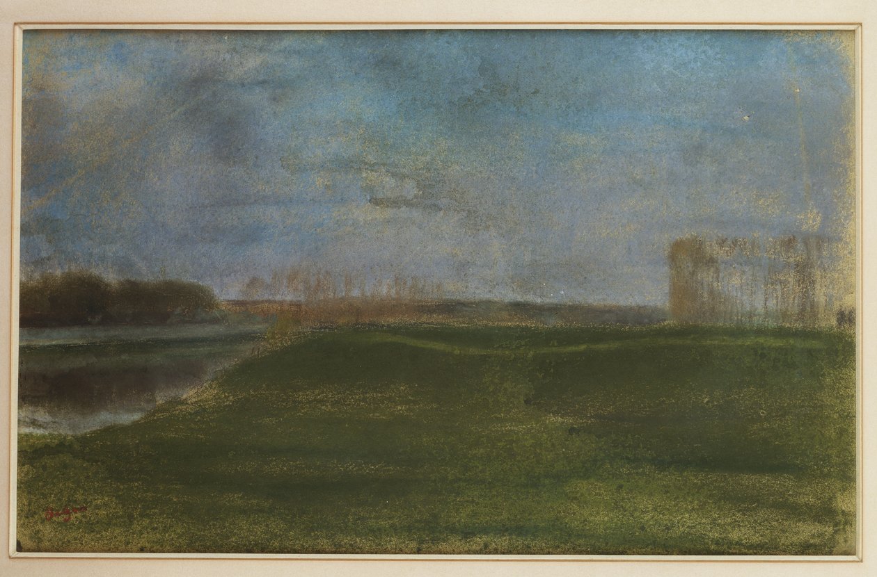 Eng ved elven av Edgar Degas