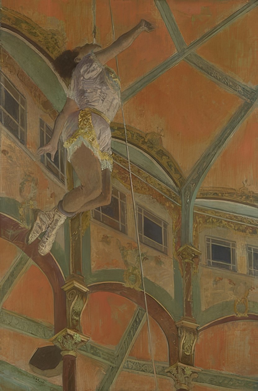 Miss La La på Fernando Circus. 1879 av Edgar Degas