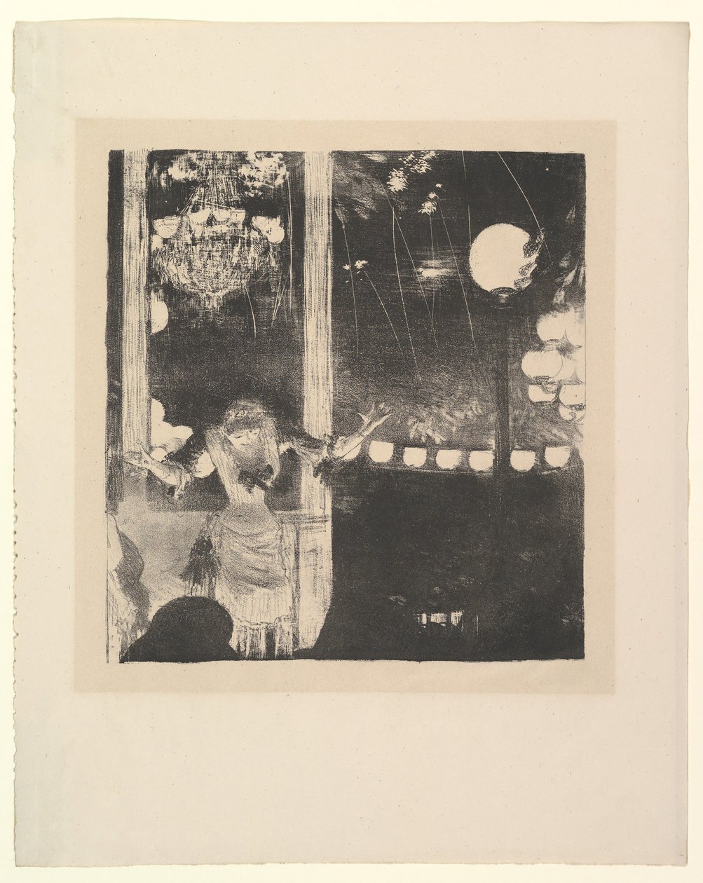 Frøken Bécat på Café des Ambassadeurs, Paris, 1877-78. av Edgar Degas