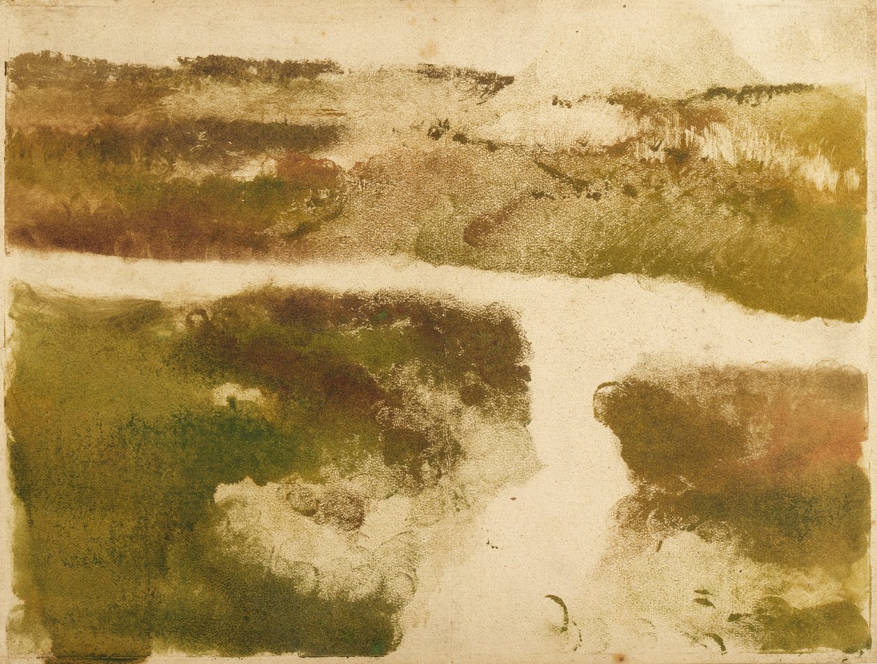 Fjellandskap av Edgar Degas