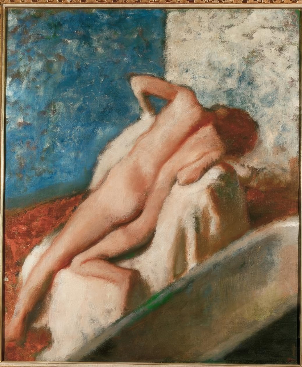 Etter badet av Edgar Degas