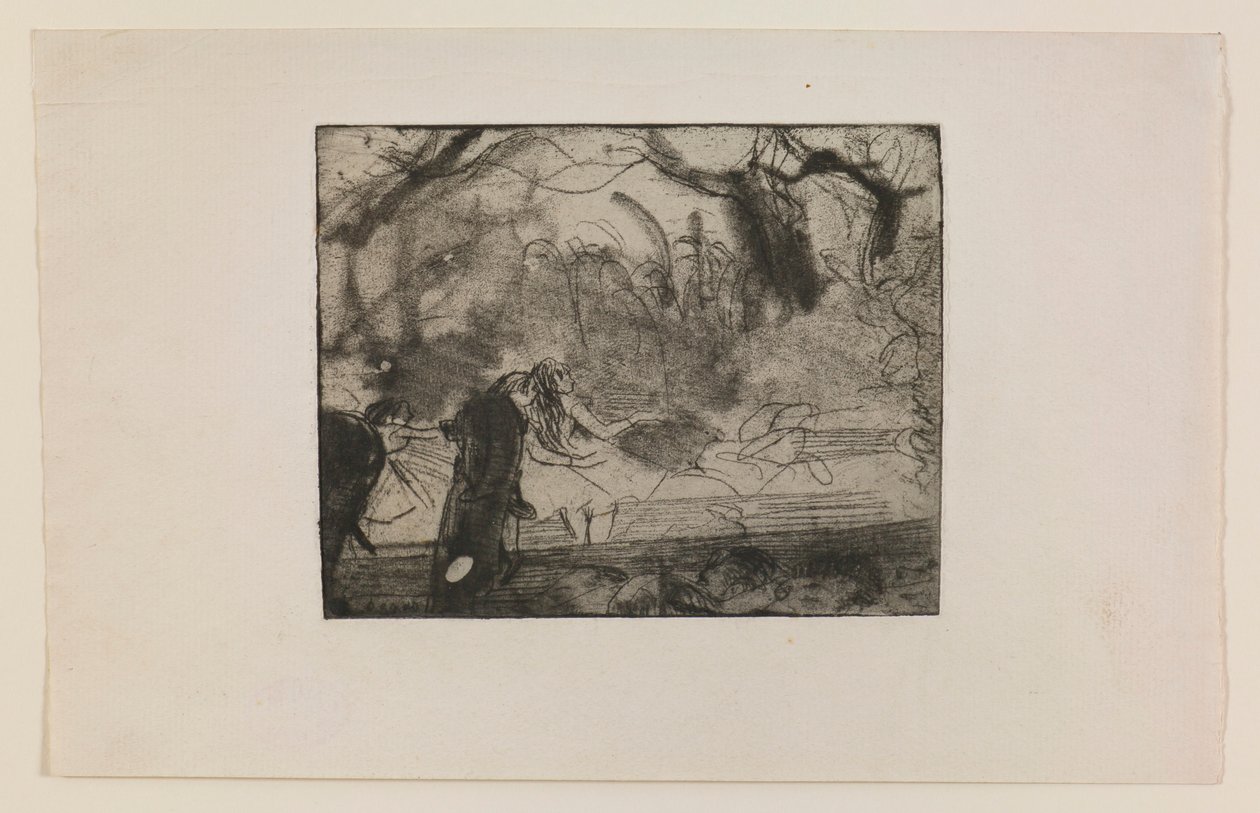 På scene III av Edgar Degas