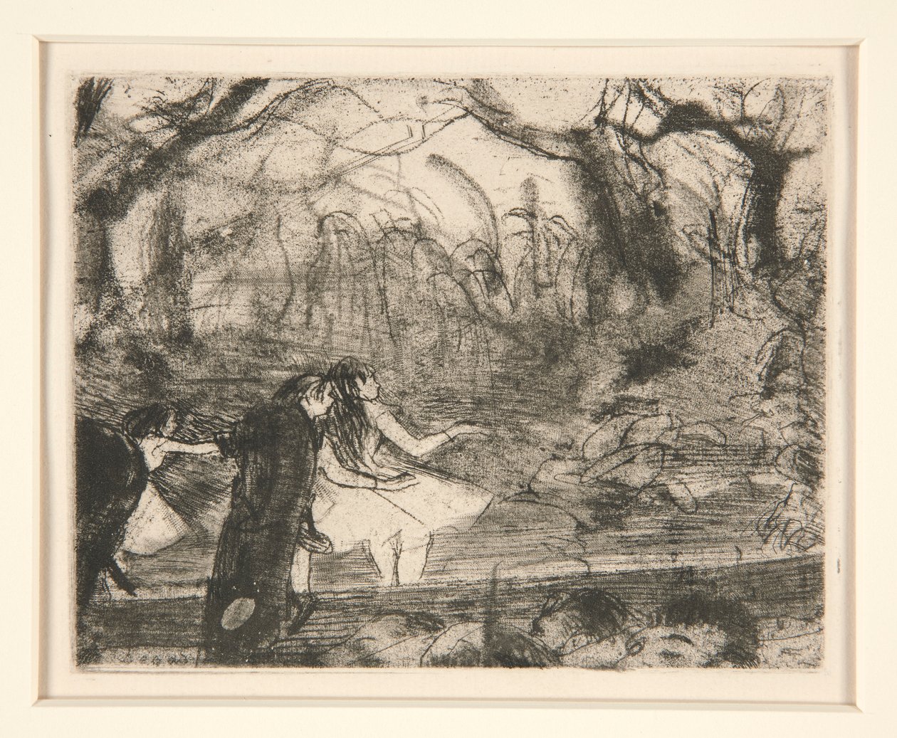 På scene III av Edgar Degas