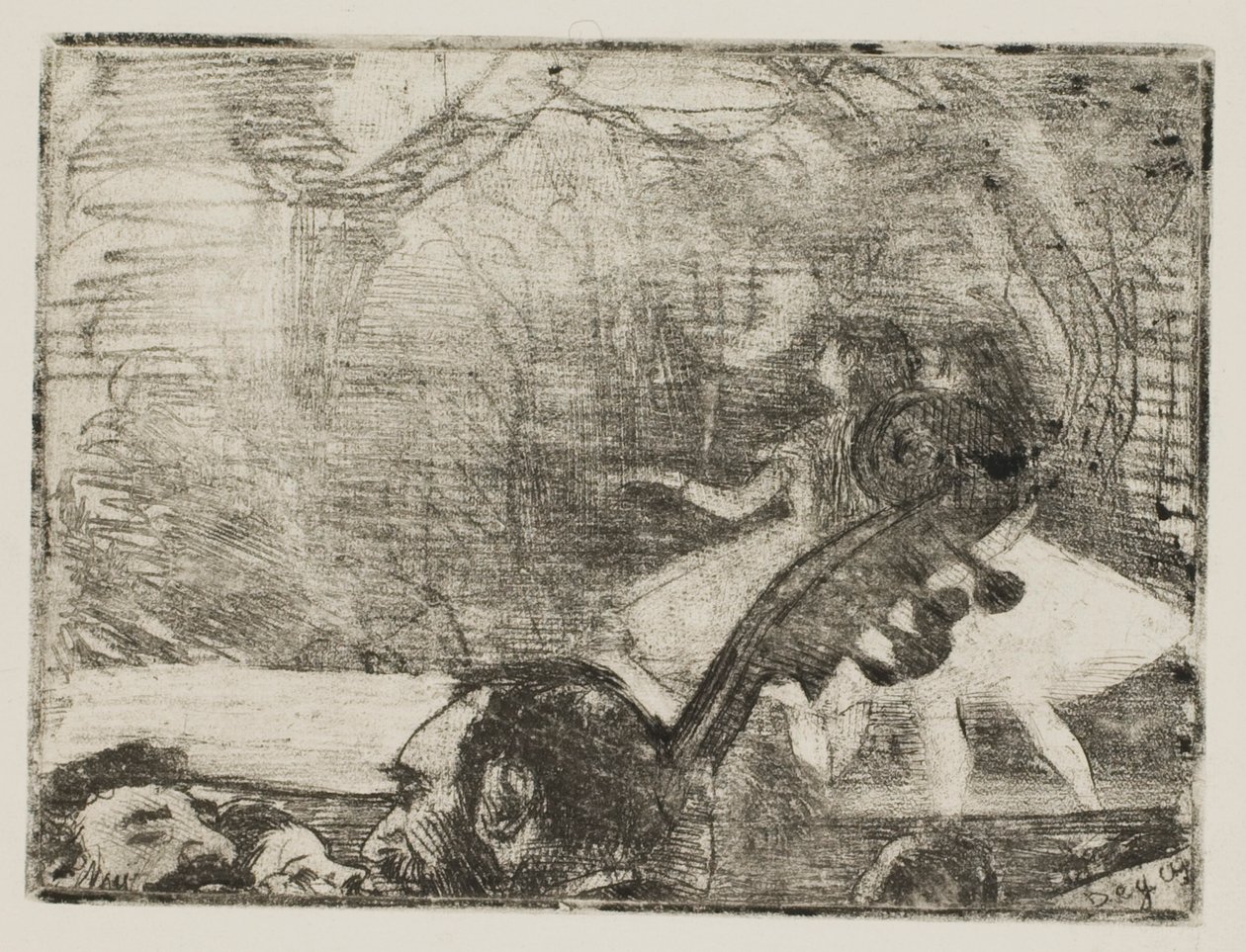 På scene I av Edgar Degas