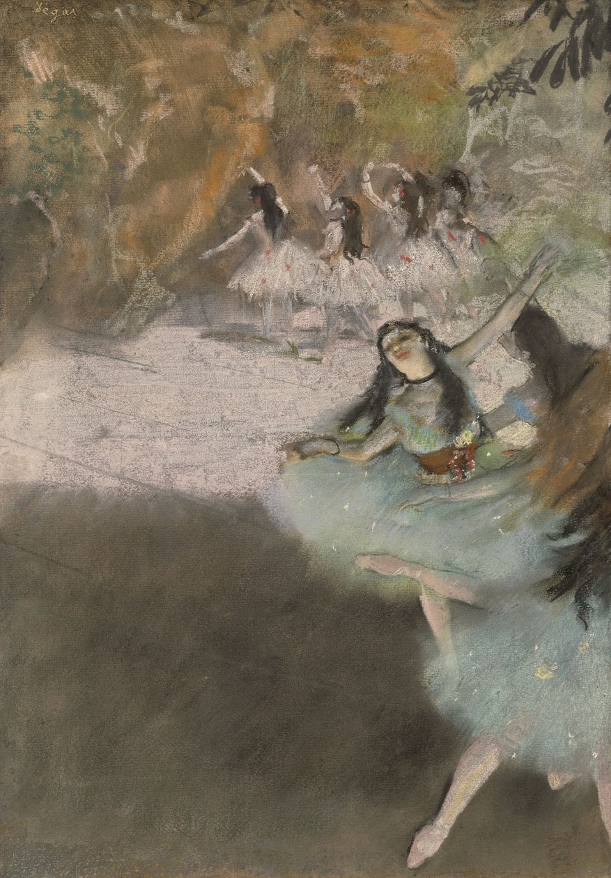 På scenen av Edgar Degas