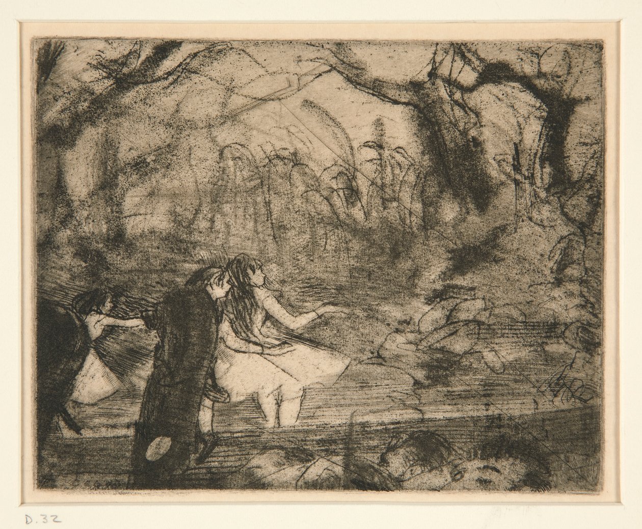 På scenen III av Edgar Degas