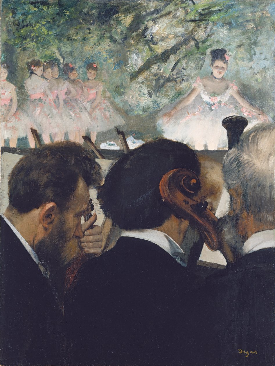 Orkestermusikere av Edgar Degas