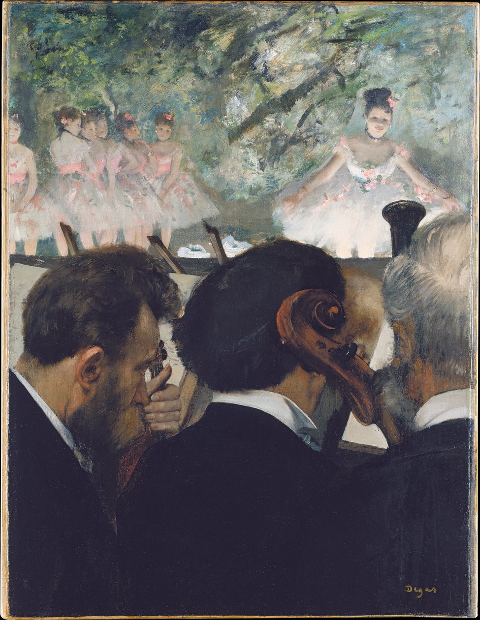 Orkestermusikere av Edgar Degas