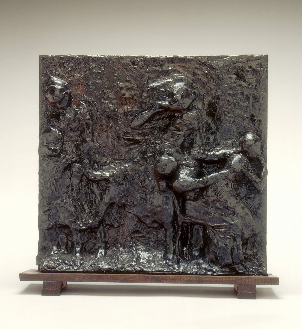 Plukkeepler-minnesmerket, eller familieidyllen, ca. 1881 muligens 1890-tallet. av Edgar Degas