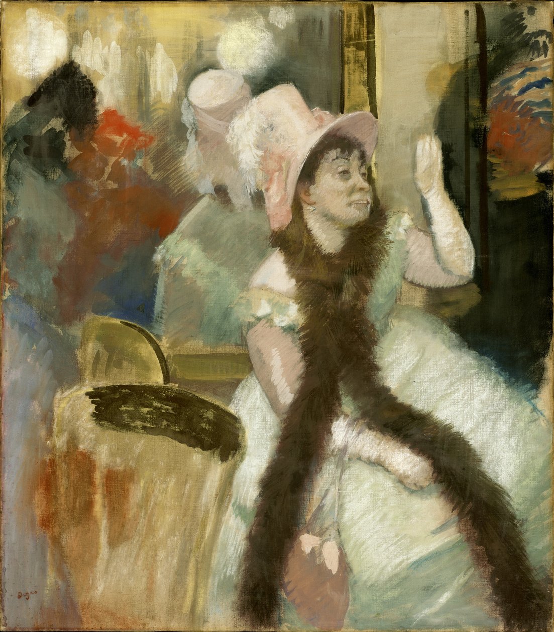 Portrett etter en kostymeball av Edgar Degas