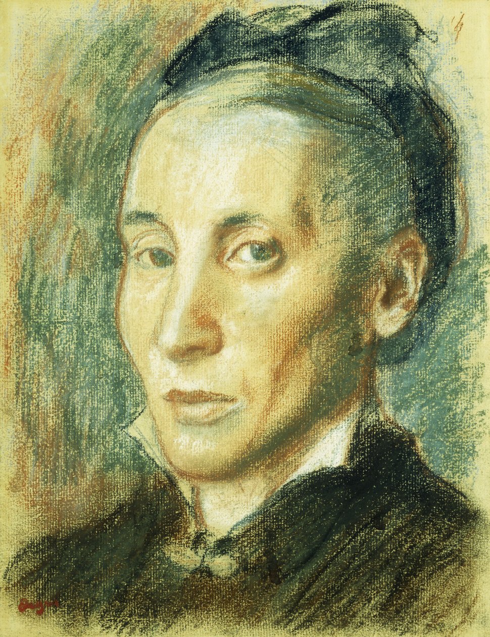 Portrett av en kvinne, 1881-85 av Edgar Degas