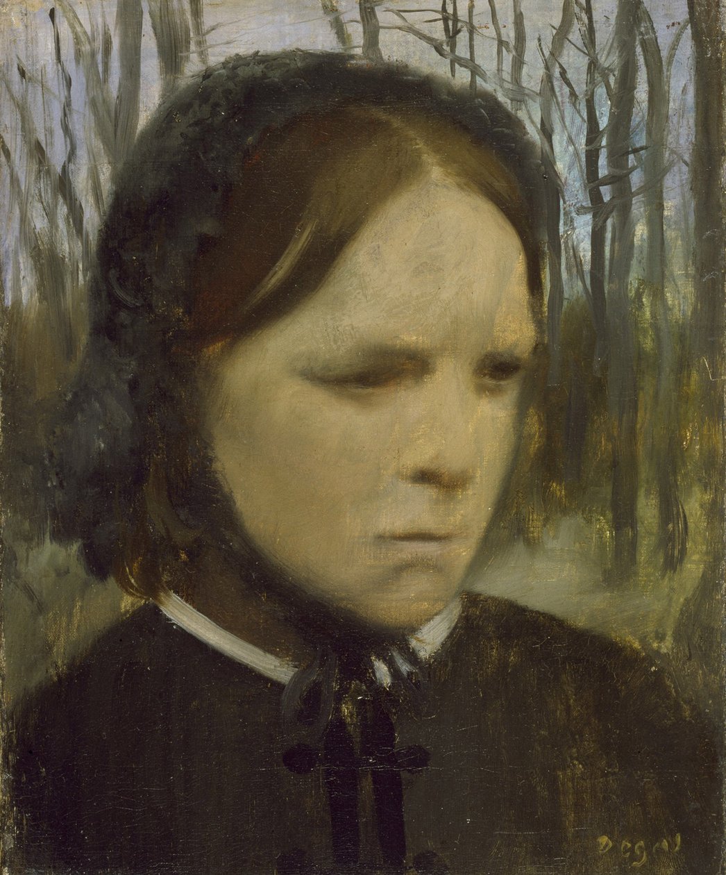 Portrett av Estelle Balfour, 1863-65 av Edgar Degas