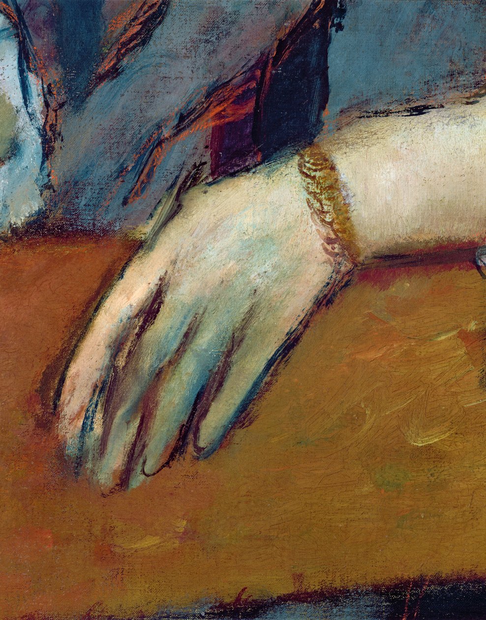 Portrett av Helene Rouart (1886) (detalj) av Edgar Degas