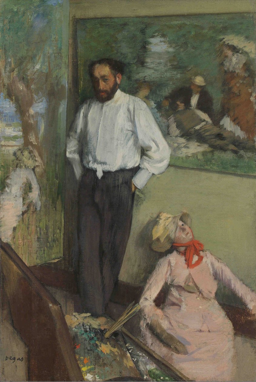 Portrett av Henri Michel-Lévy 1844-1914, ca 1878. av Edgar Degas
