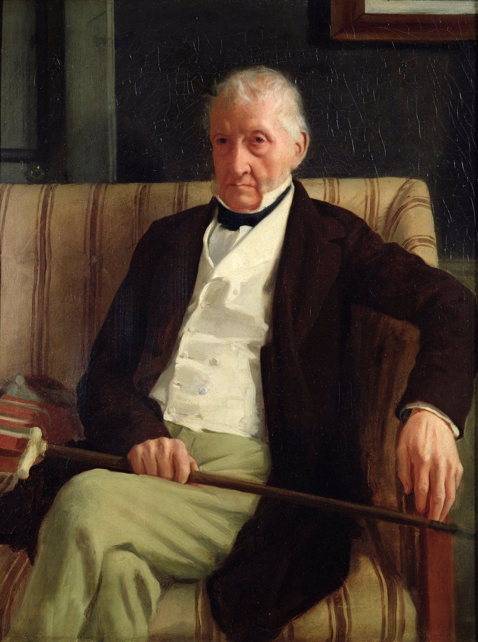 Portrett av Hilaire Degas (1770-1858), bestefar til kunstneren, 1857 av Edgar Degas