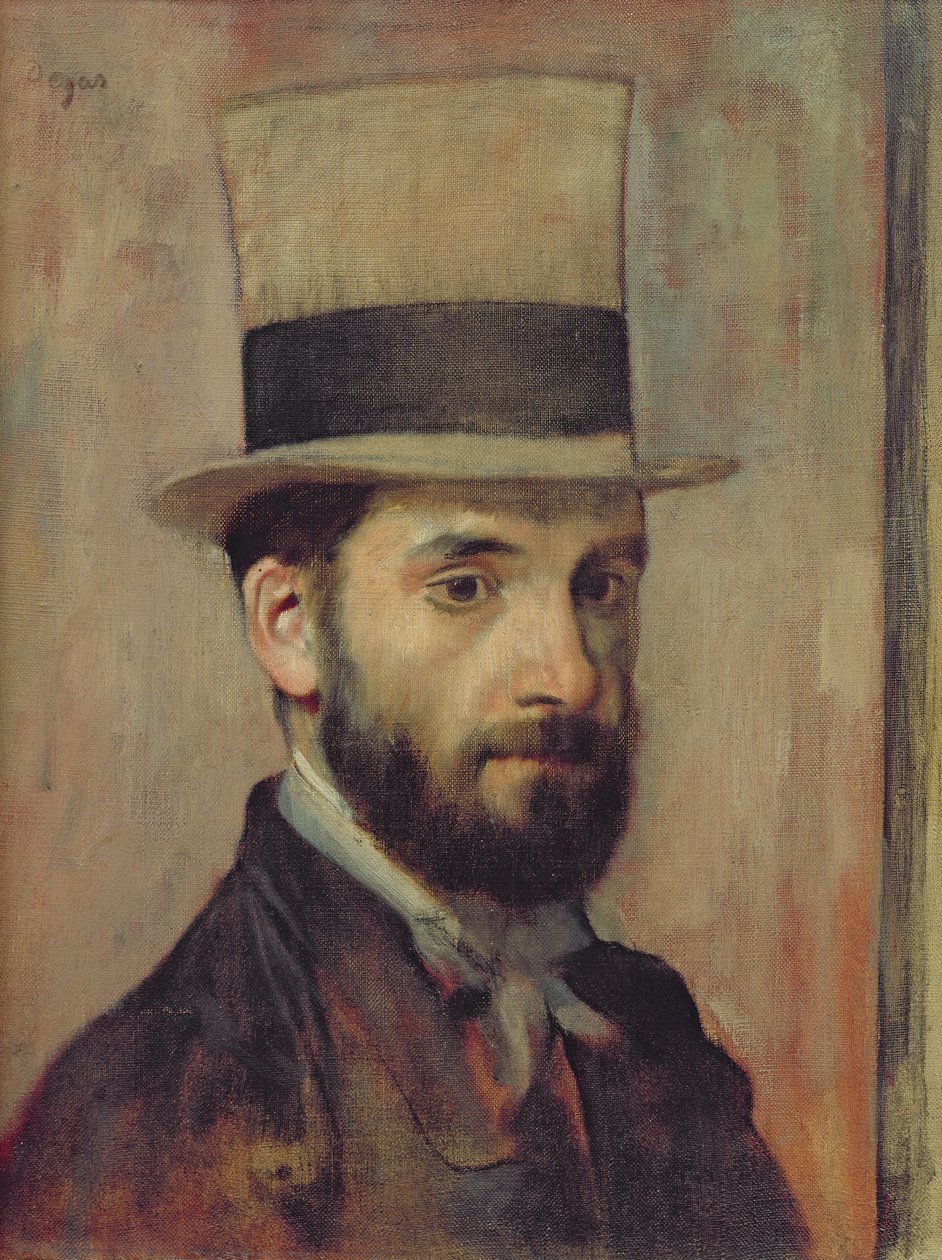Portrett av Leon Bonnat (1833-1922) ca. 1863 av Edgar Degas