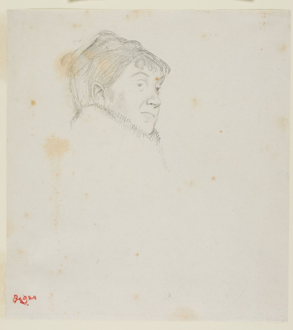 Portrett av Madame Dietz-Monnin (tidligere kvinnehode) av Edgar Degas