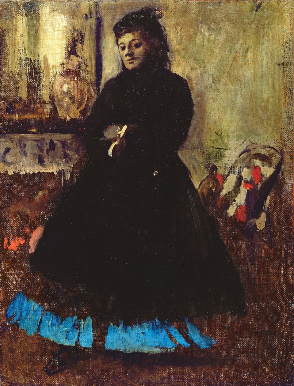 Portrett av Madame Ducros, 1858 av Edgar Degas