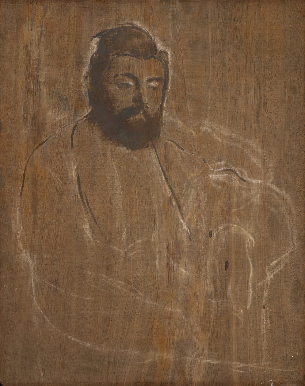 Portrett av en mann av Edgar Degas