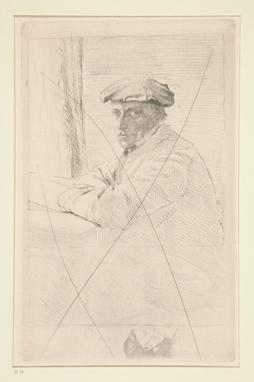 Portrett av gravøren Joseph Tourny av Edgar Degas