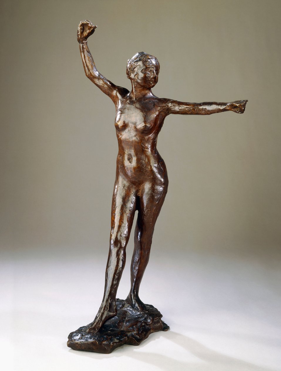 Forberedelse til dansen, høyre fot frem, av Edgar Degas