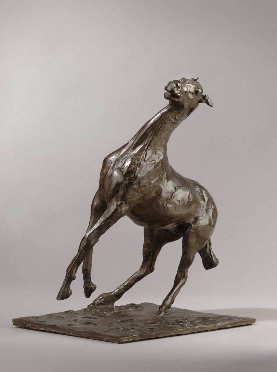 Oppveksthest, modellert ca. 1870-tallet, støpt 1919-21 av Edgar Degas