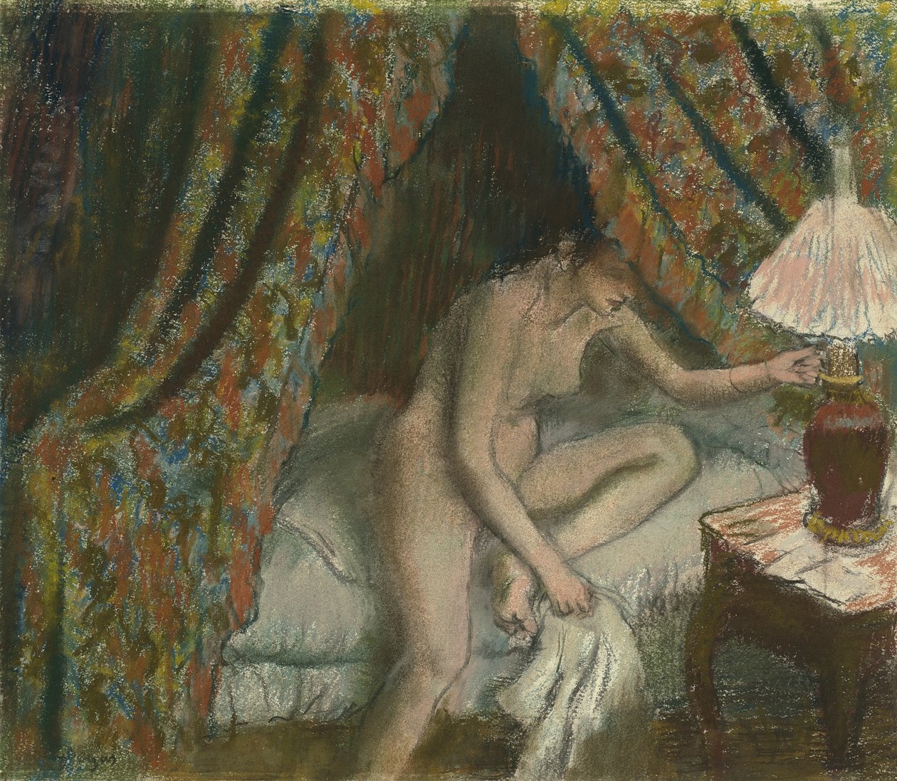 Pensjonist, c.1883 av Edgar Degas