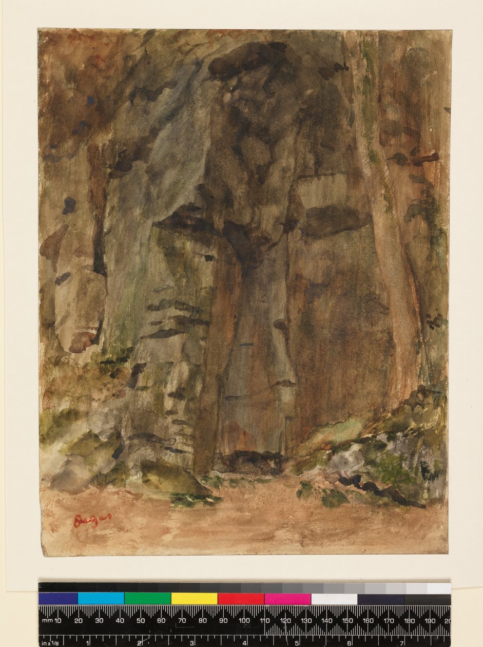 Steiner ved Bagnoles-De-L"Orne, før 1917 av Edgar Degas