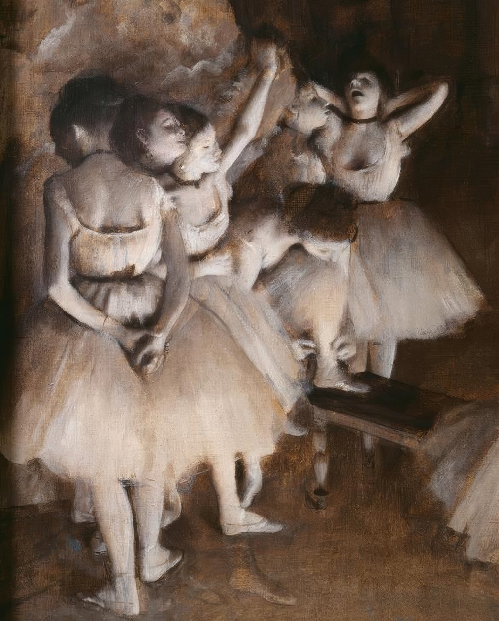 Innøving av ballett på scenen av Edgar Degas