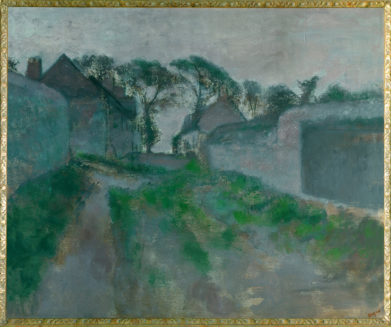 Landsbygate Saint Valery Sur-Somme av Edgar Degas