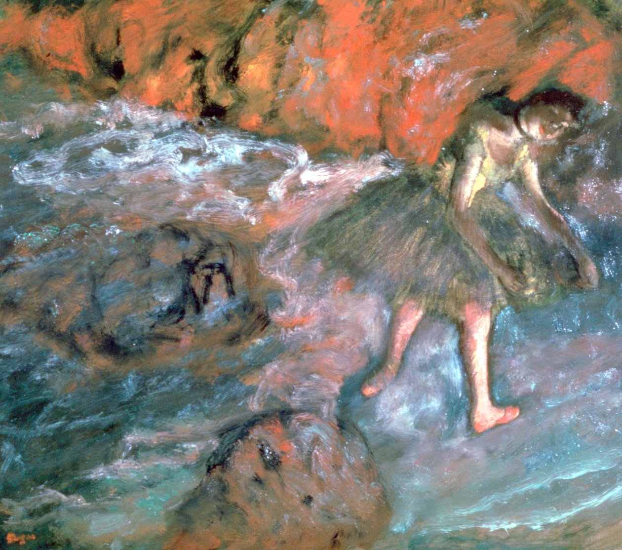 Russisk ballerina, 1880 av Edgar Degas