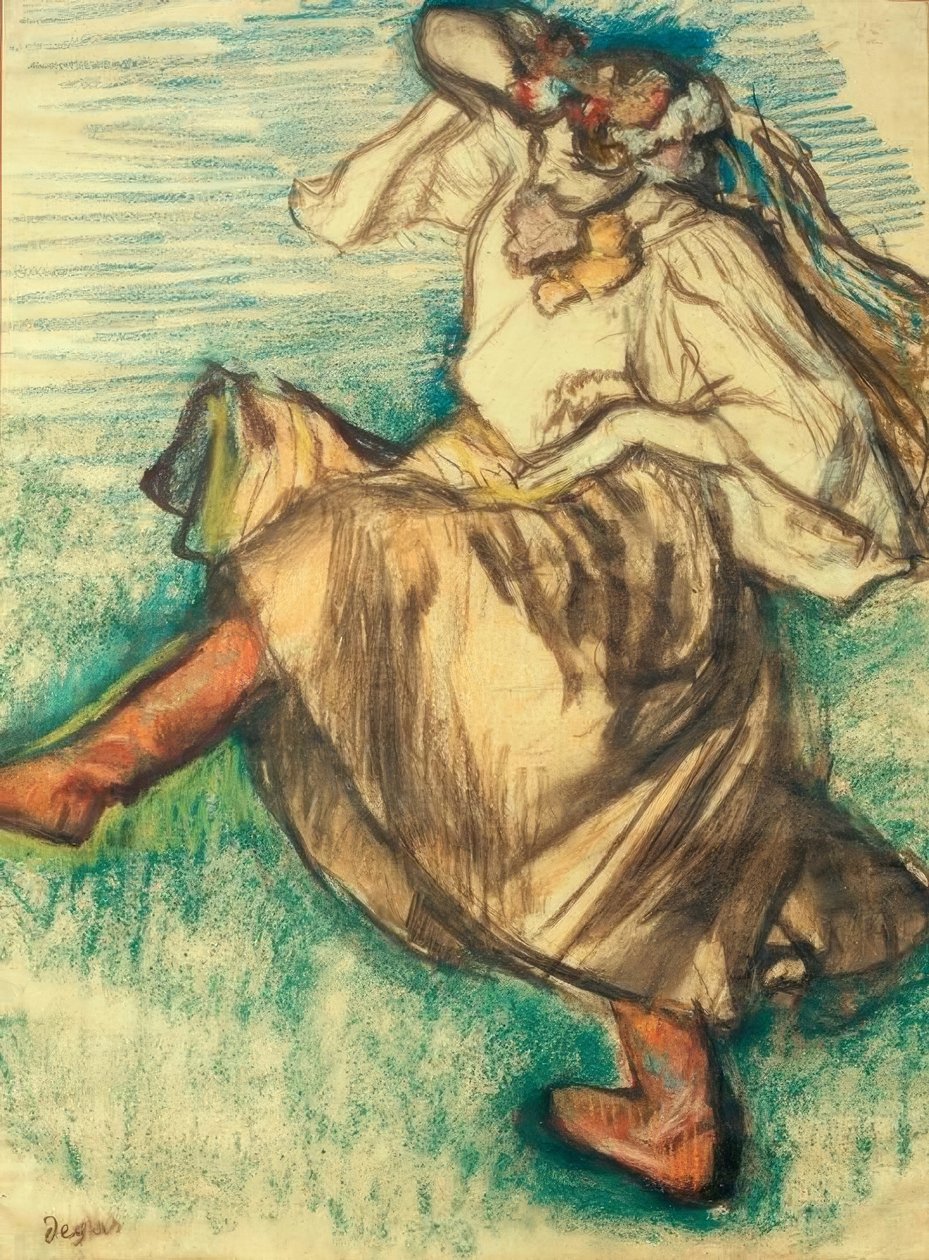 Russisk danser av Edgar Degas