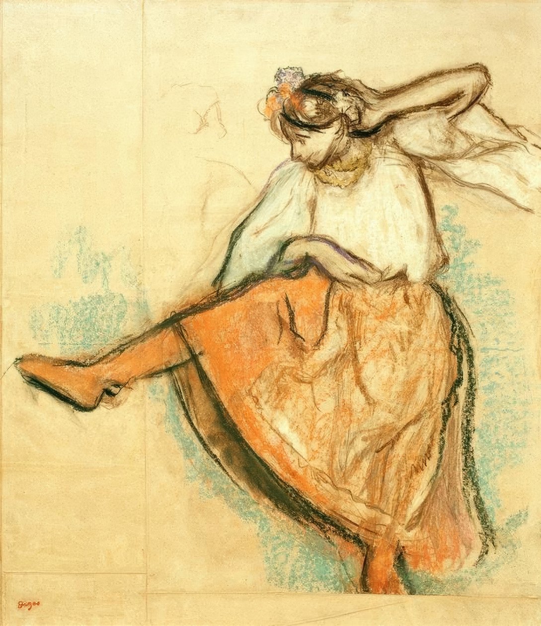 Russisk danser av Edgar Degas