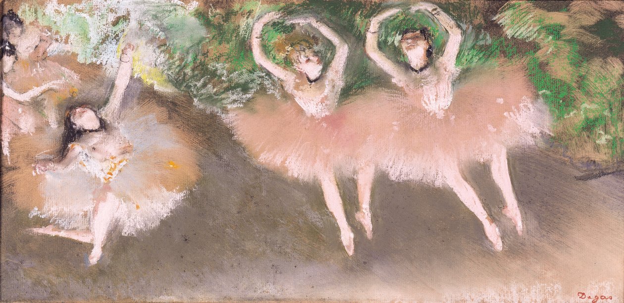 Scene de ballet, ca. 1879 av Edgar Degas