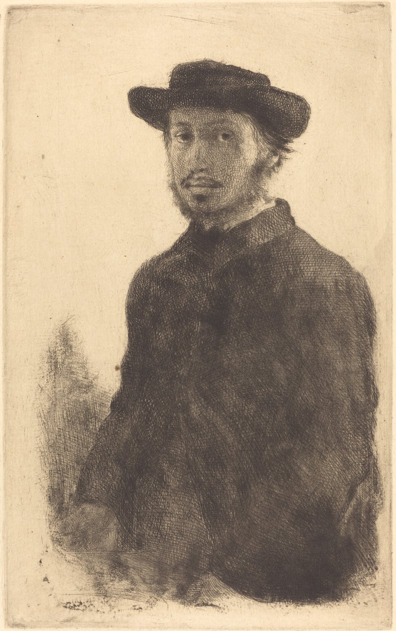Selvportrett (Edgar Degas, av seg selv) av Edgar Degas