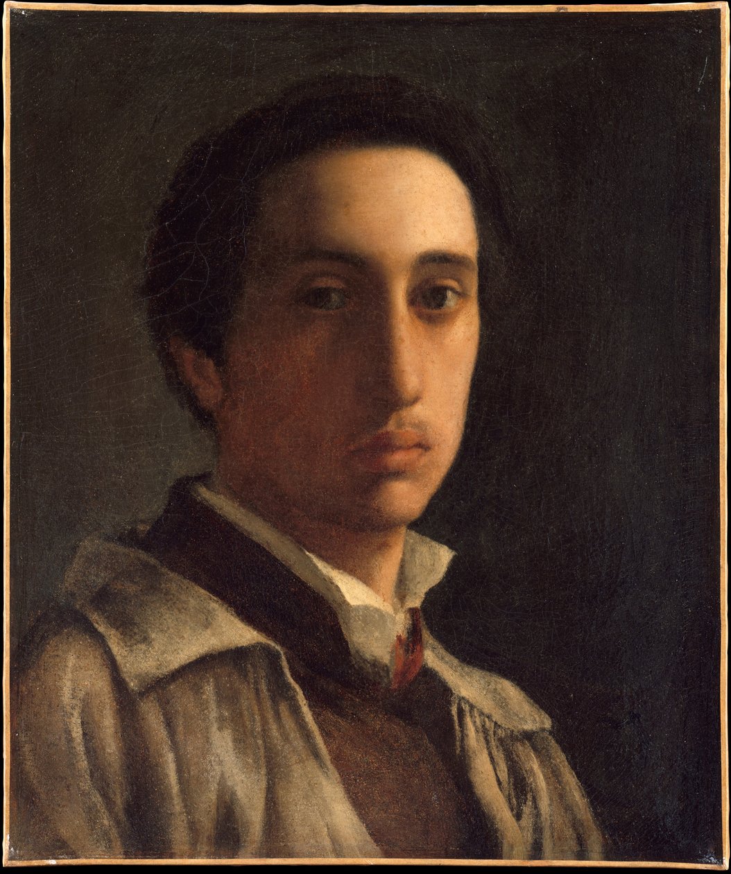 Selvportrett av Edgar Degas