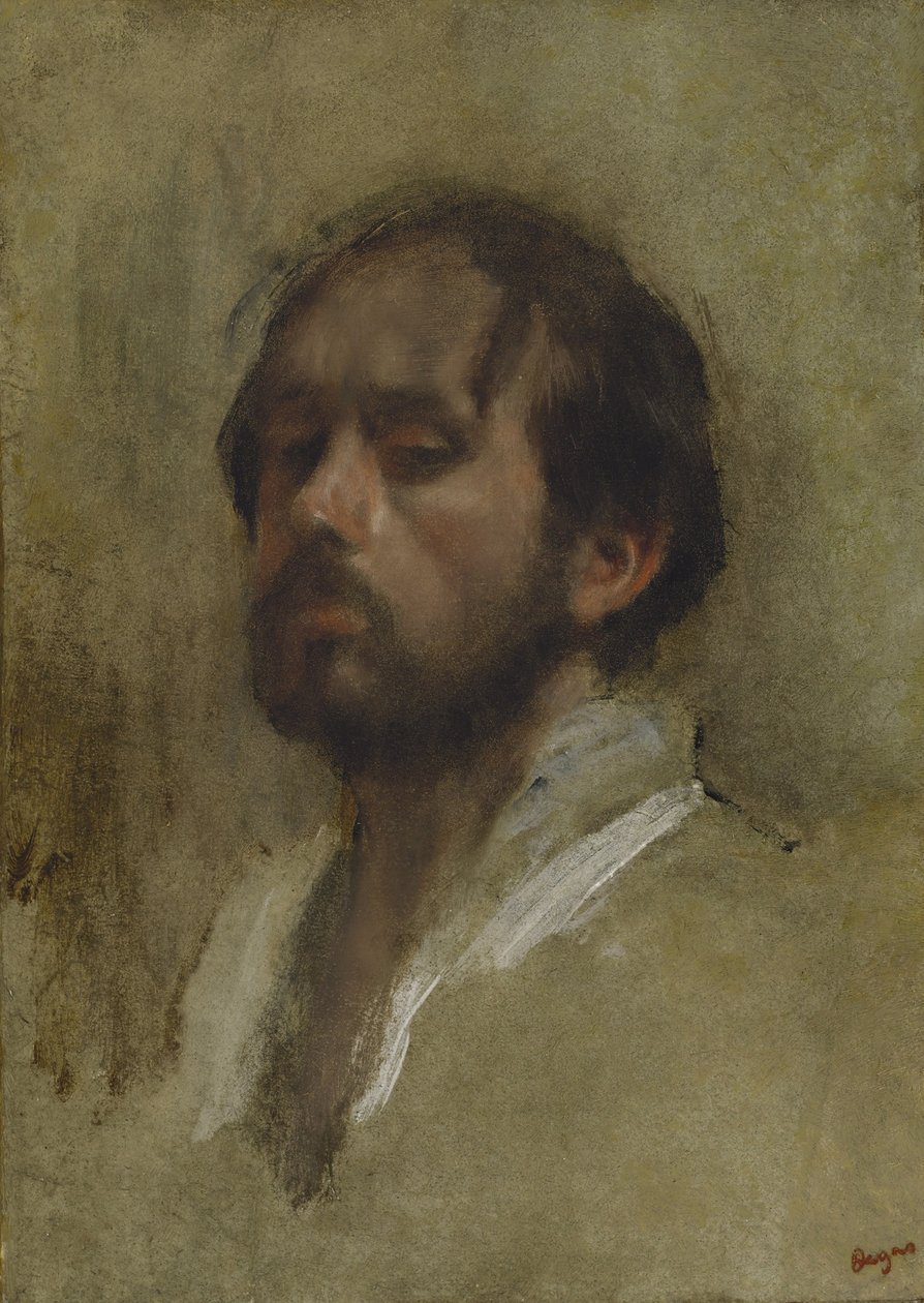 Selvportrett av Edgar Degas