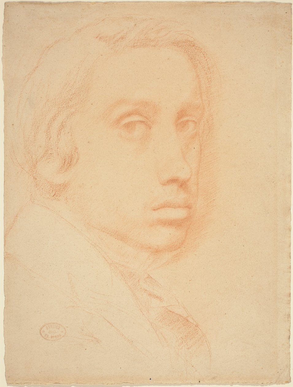 Selvportrett, ca. 1855. av Edgar Degas