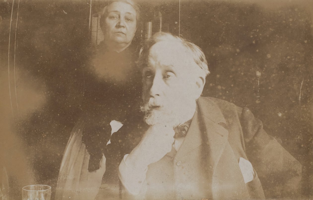 [Selvportrett med Zoé Closier], sannsynligvis 1895. av Edgar Degas