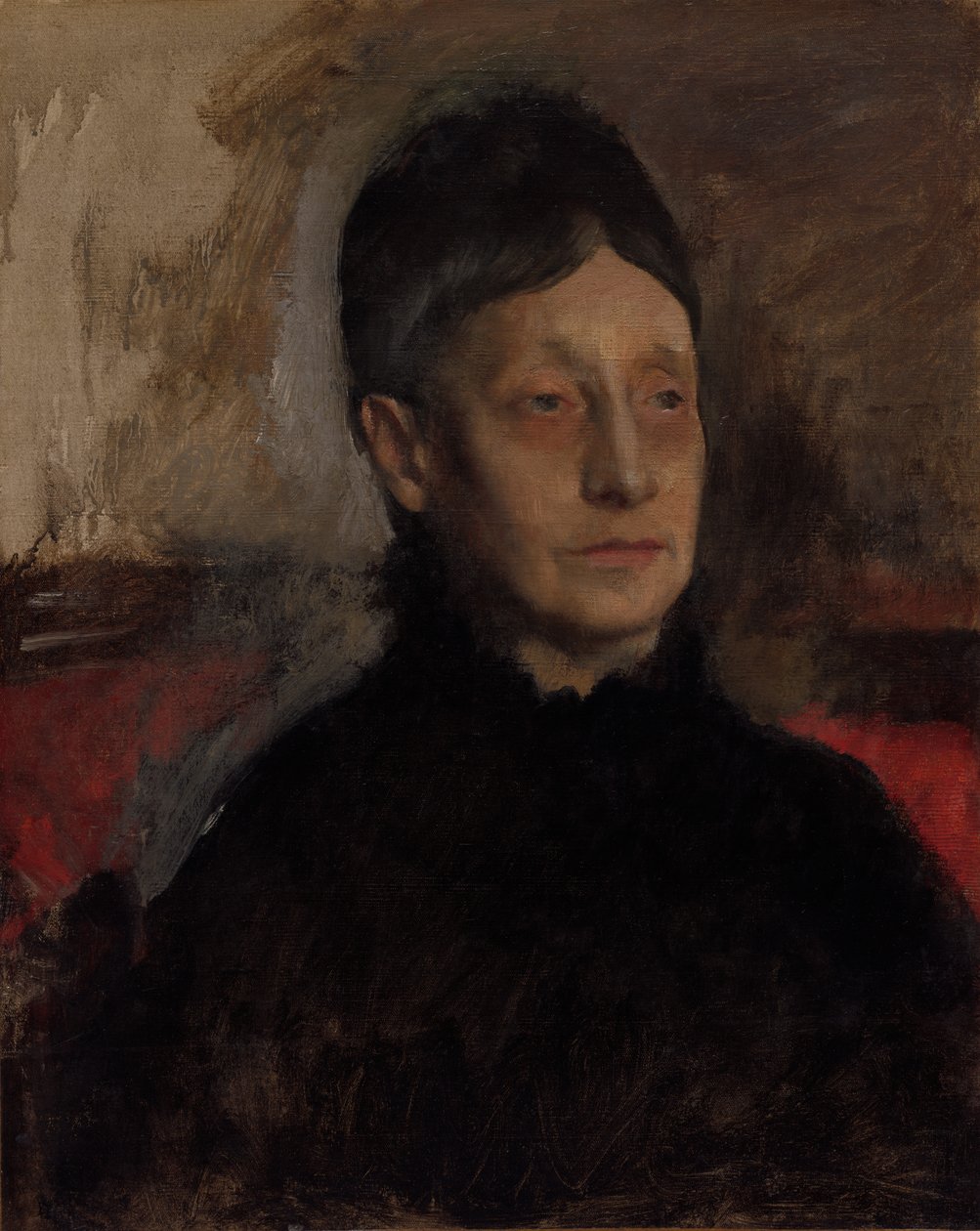 Stefanina Primicile Carafa, marsjoninne av Cicerale og hertuginne av Montejasi av Edgar Degas
