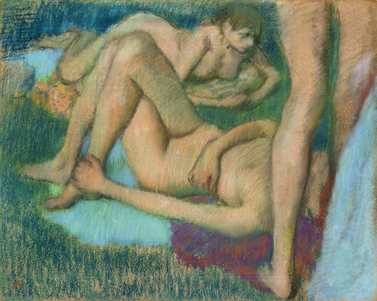 Studier av naken av Edgar Degas