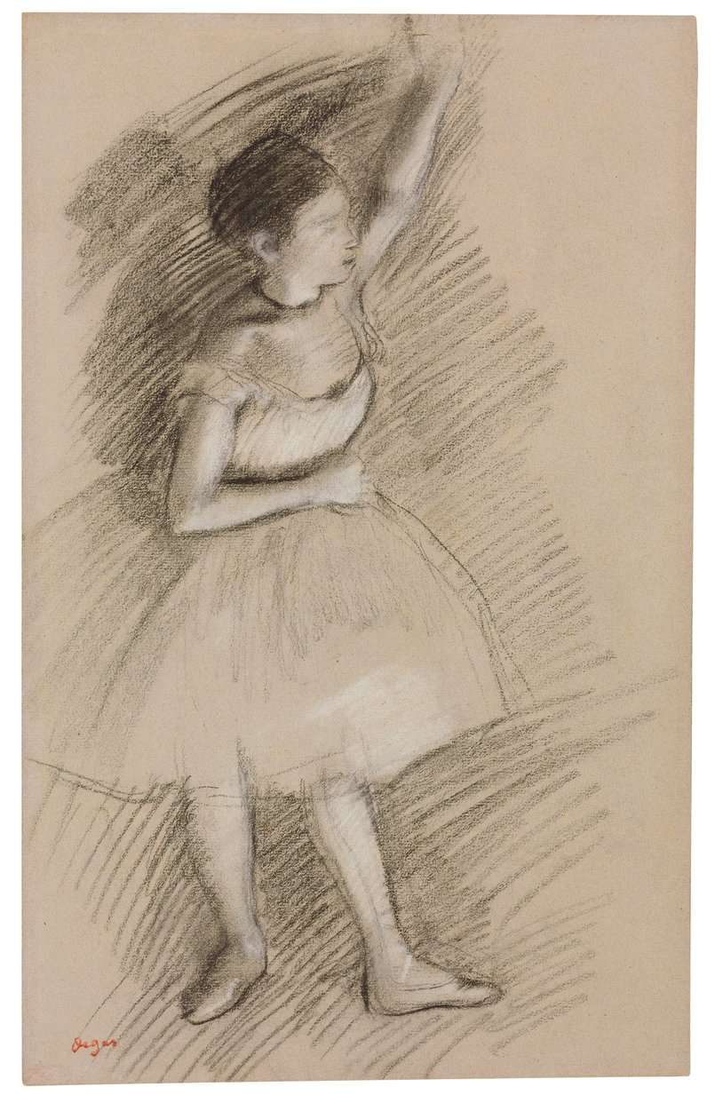 Studie av en danser av Edgar Degas