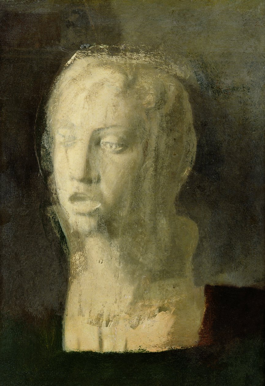 Studie av hodet til en ung sanger, etter Della Robbia, ca. 1856-58 av Edgar Degas