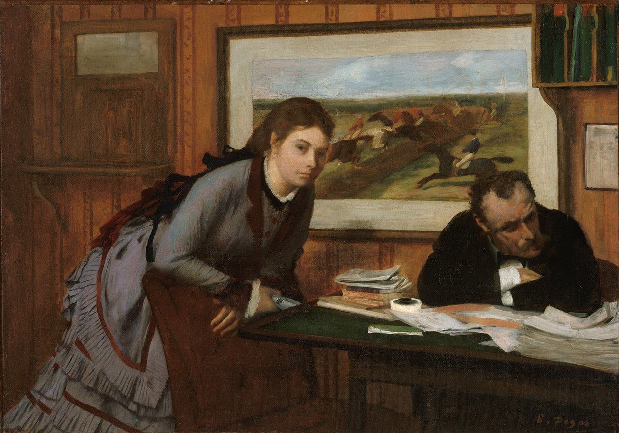 Sulking, ca. 1870 av Edgar Degas