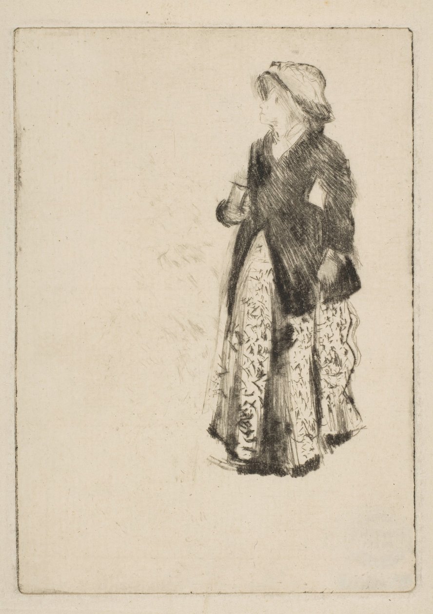 Skuespillerinnen Ellen Andrée, 1879. av Edgar Degas
