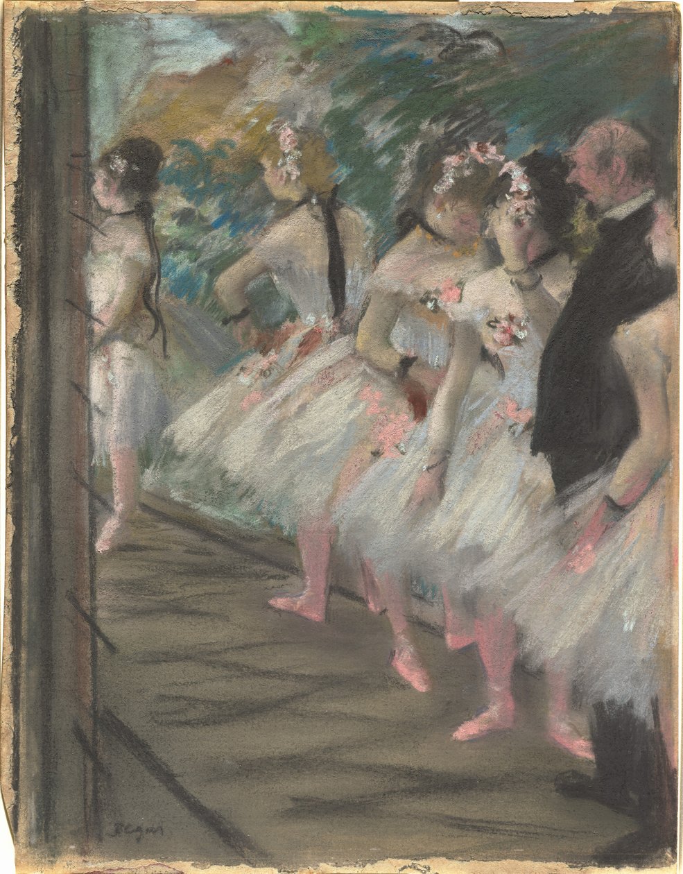 The Ballet, ca. 1880 (pastell på papir) av Edgar Degas