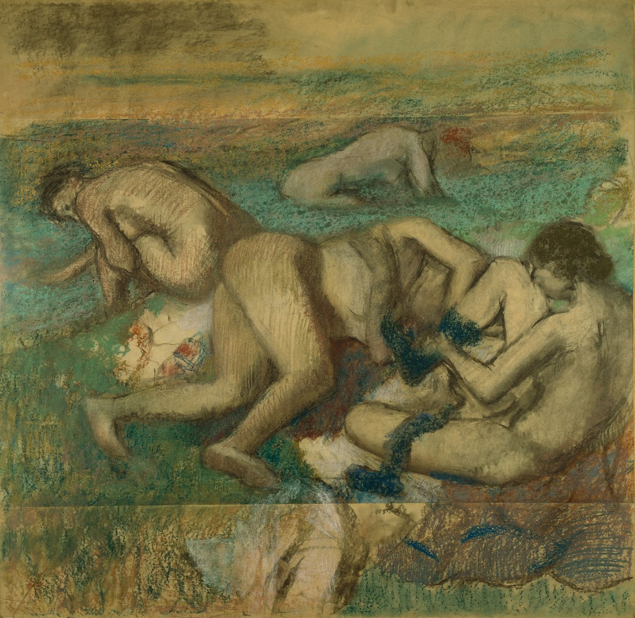 Badegjestene av Edgar Degas