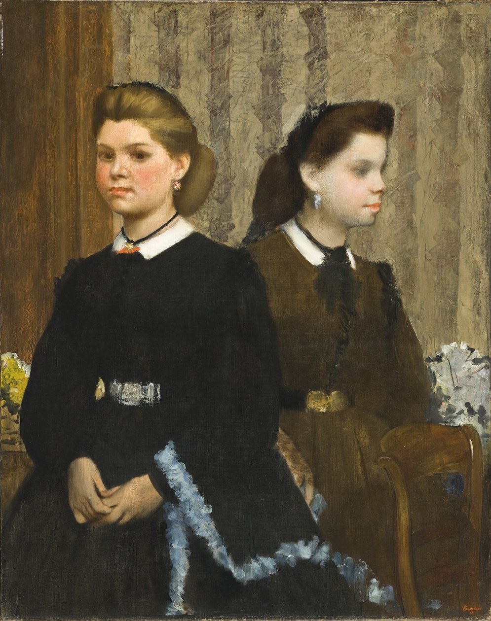 The Bellelli Sisters (Giovanna og Giuliana Bellelli) av Edgar Degas