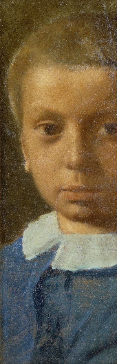Barnet i blått; Barnet i blått, ca. 1853-54 av Edgar Degas