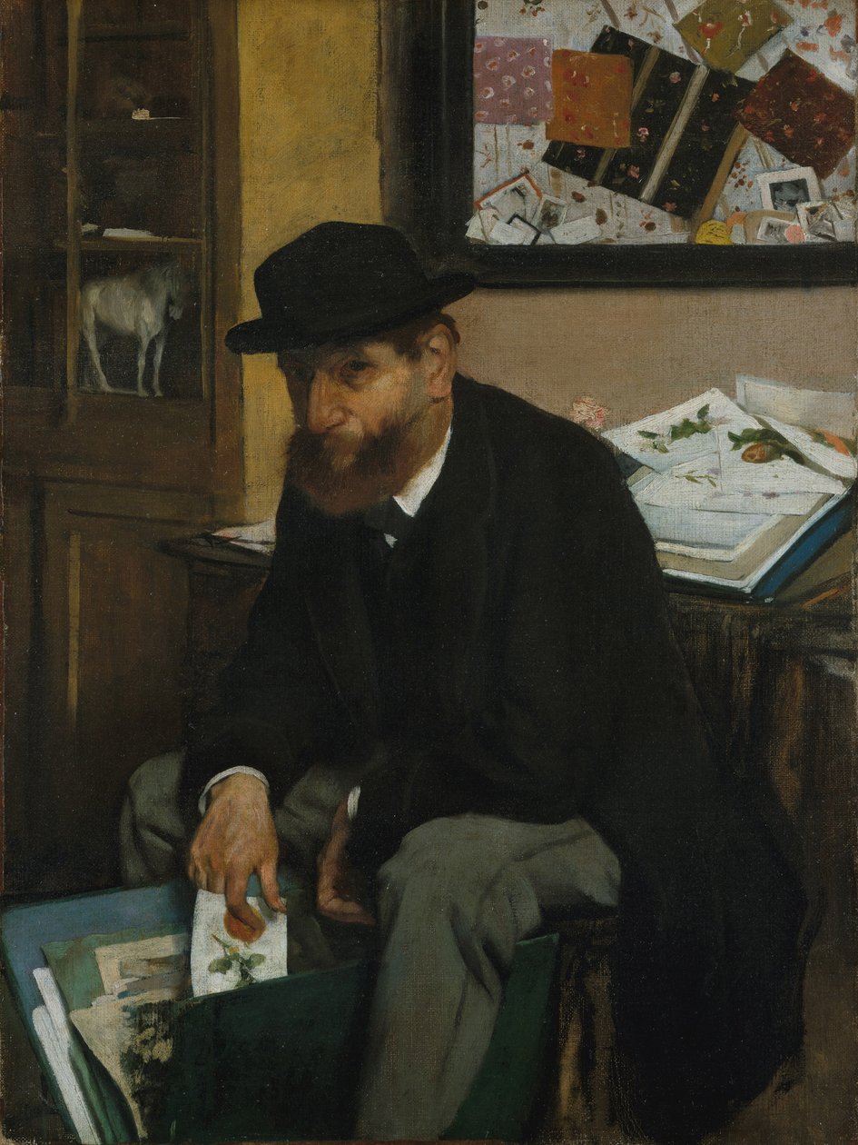 Samleren av trykk, 1866 av Edgar Degas